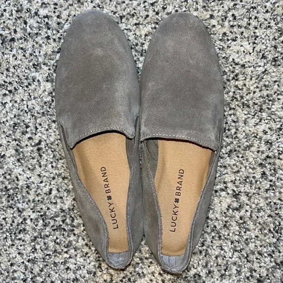 Lucky Brand Suede Loafers - Picture 1 of 3